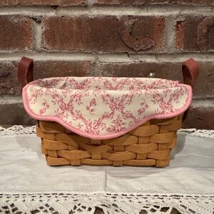 2005 Longaberger Horizon of Hope classic stain basket liner and protector